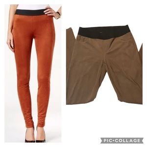 3/$30 - EUC INC International Concepts Tan Leggings, sz 2